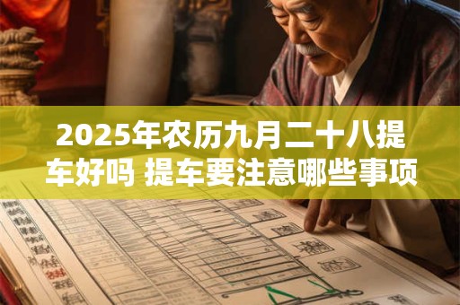 2025年农历九月二十八提车好吗 提车要注意哪些事项