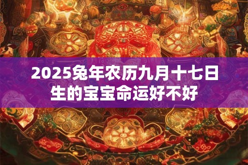 2025兔年农历九月十七日生的宝宝命运好不好