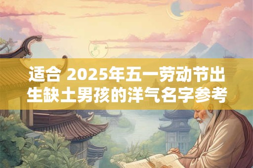 适合 2025年五一劳动节出生缺土男孩的洋气名字参考