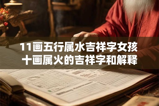 11画五行属水吉祥字女孩 十画属火的吉祥字和解释
