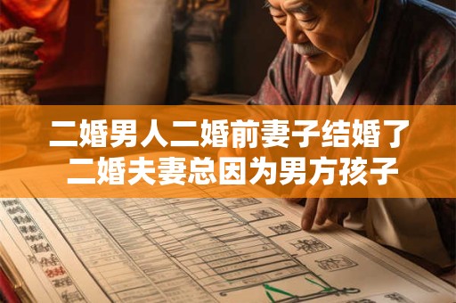 二婚男人二婚前妻子结婚了 二婚夫妻总因为男方孩子吵架