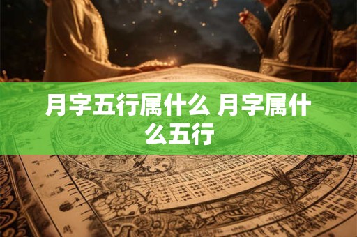 月字五行属什么 月字属什么五行