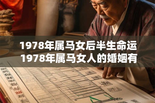 1978年属马女后半生命运 1978年属马女人的婚姻有几次