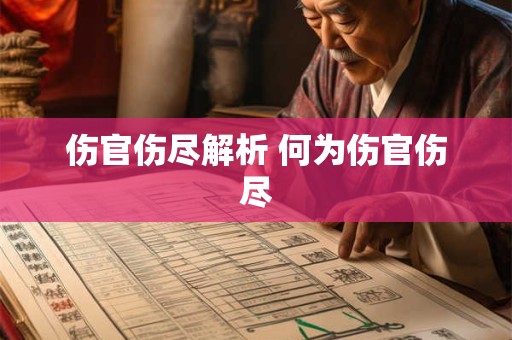 伤官伤尽解析 何为伤官伤尽