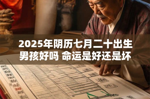 2025年阴历七月二十出生男孩好吗 命运是好还是坏
