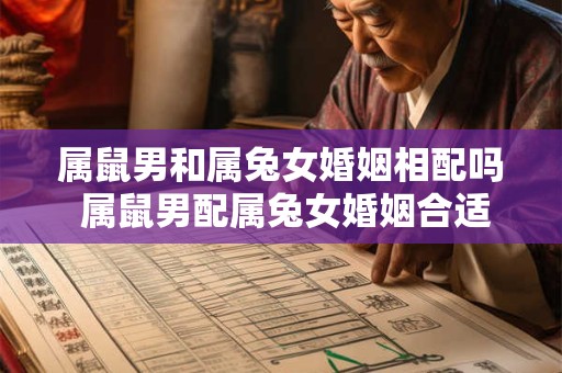 详细阅读:属鼠男和属兔女婚姻相配吗 属鼠男配属兔女婚姻合适吗 属鼠男和属兔女婚姻相配吗 属鼠男配属兔女婚姻合适吗