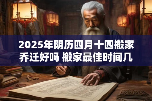 2025年阴历四月十四搬家乔迁好吗 搬家最佳时间几点