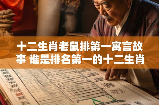 十二生肖老鼠排第一寓言故事 谁是排名第一的十二生肖老鼠