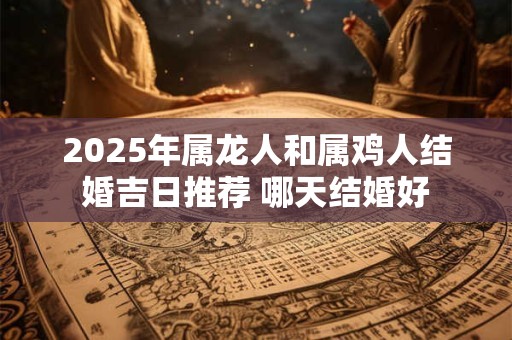 2025年属龙人和属鸡人结婚吉日推荐 哪天结婚好