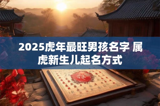 2025虎年最旺男孩名字 属虎新生儿起名方式