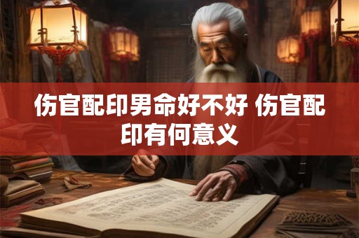 伤官配印男命好不好 伤官配印有何意义
