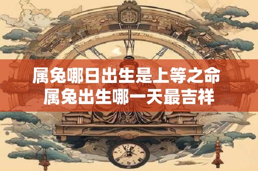 属兔哪日出生是上等之命 属兔出生哪一天最吉祥