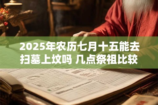 2025年农历七月十五能去扫墓上坟吗 几点祭祖比较好