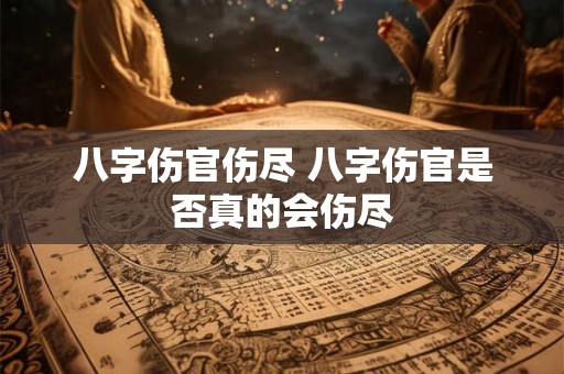 八字伤官伤尽 八字伤官是否真的会伤尽