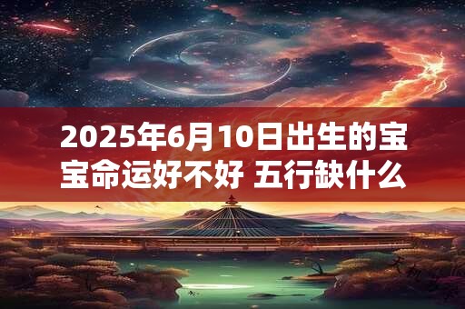 2026年6月10日出生的宝宝命运好不好 五行缺什么
