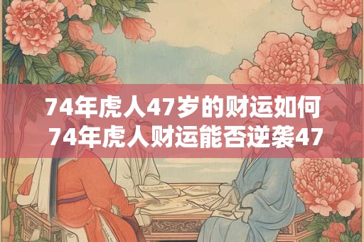 74年虎人47岁的财运如何 74年虎人财运能否逆袭47岁