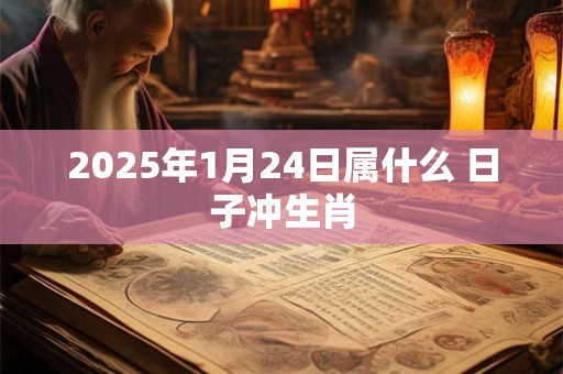 2025年1月24日属什么 日子冲生肖