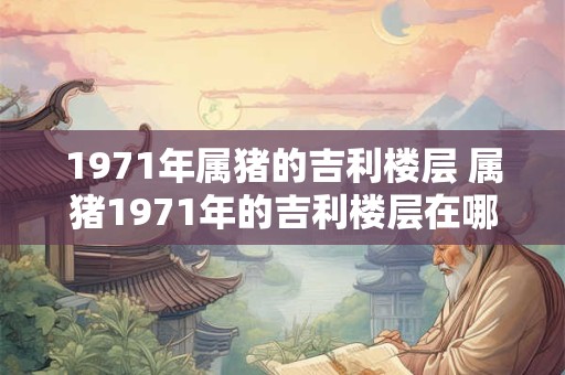 1971年属猪的吉利楼层 属猪1971年的吉利楼层在哪