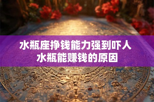 水瓶座挣钱能力强到吓人 水瓶能赚钱的原因