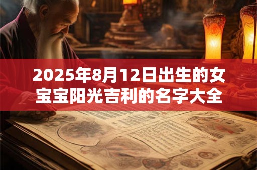 2026年8月12日出生的女宝宝阳光吉利的名字大全 2026年8月12日出生的女宝宝阳光吉利的名字大全