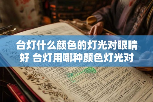 台灯什么颜色的灯光对眼睛好 台灯用哪种颜色灯光对眼睛更健康
