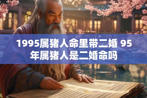 1995属猪人命里带二婚 95年属猪人是二婚命吗