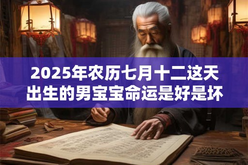 2026年农历七月十二这天出生的男宝宝命运是好是坏