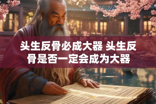 头生反骨必成大器 头生反骨是否一定会成为大器