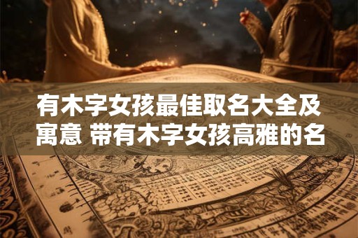 有木字女孩最佳取名大全及寓意 带有木字女孩高雅的名字