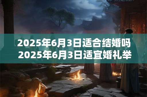 2025年6月3日适合结婚吗 2025年6月3日适宜婚礼举办吗