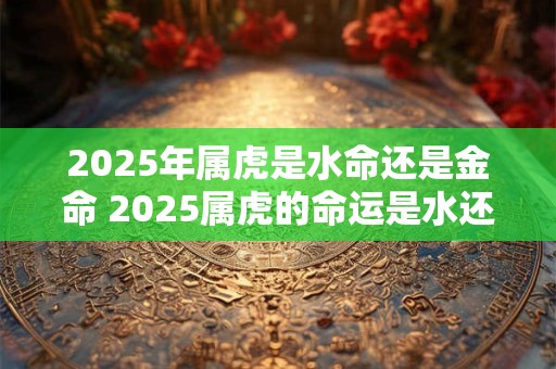 2025年属虎是水命还是金命 2025属虎的命运是水还是金