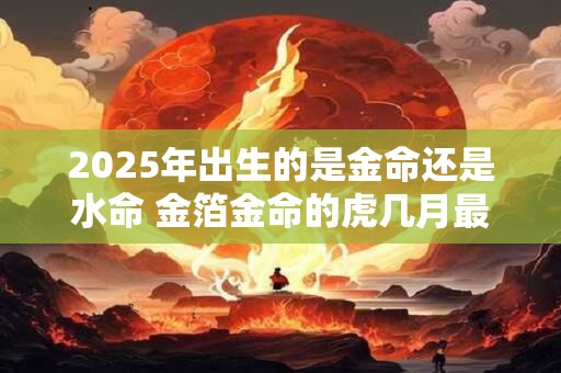 2026年出生的是金命还是水命 金箔金命的虎几月最旺