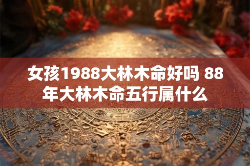 女孩1988大林木命好吗 88年大林木命五行属什么 女孩1988大林木命好吗 88年大林木命五行属什么