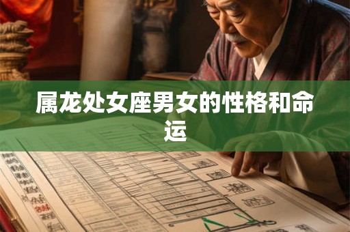 属龙处女座男女的性格和命运
