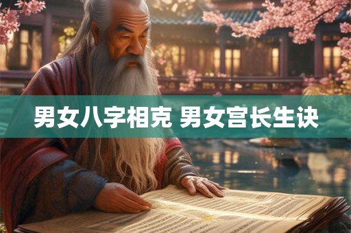男女八字相克 男女宫长生诀