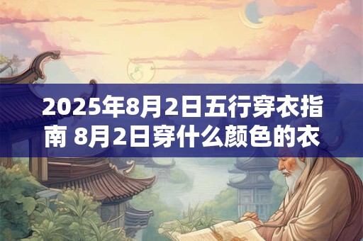 2025年8月2日五行穿衣指南 8月2日穿什么颜色的衣服