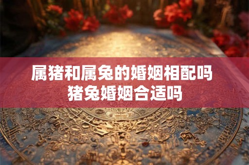 属猪和属兔的婚姻相配吗 猪兔婚姻合适吗