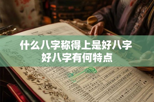 什么八字称得上是好八字 好八字有何特点
