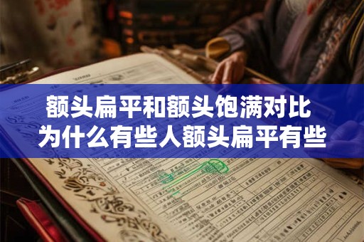额头扁平和额头饱满对比 为什么有些人额头扁平有些人额头饱满