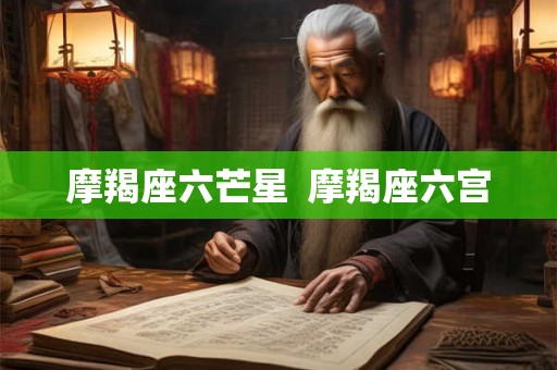 摩羯座六芒星  摩羯座六宫