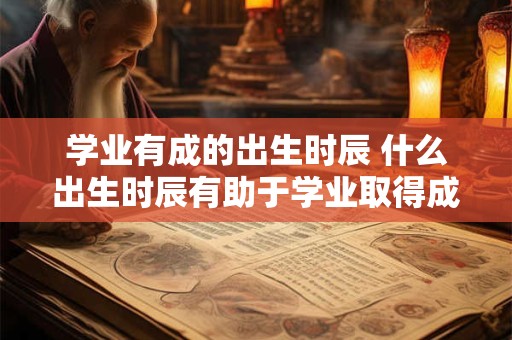 学业有成的出生时辰 什么出生时辰有助于学业取得成功