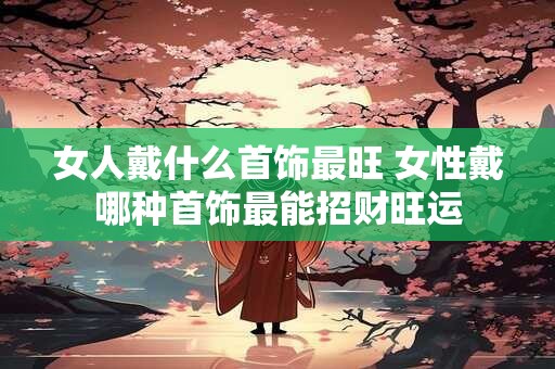 女人戴什么首饰最旺 女性戴哪种首饰最能招财旺运