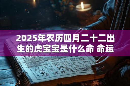 2026年农历四月二十二出生的虎宝宝是什么命 命运是好是坏