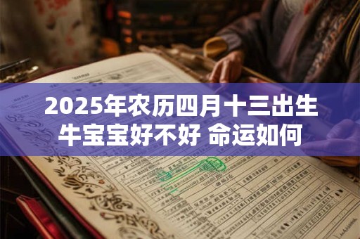 2025年农历四月十三出生牛宝宝好不好 命运如何