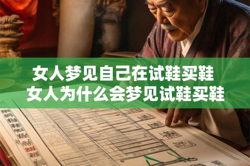 女人梦见自己在试鞋买鞋 女人为什么会梦见试鞋买鞋