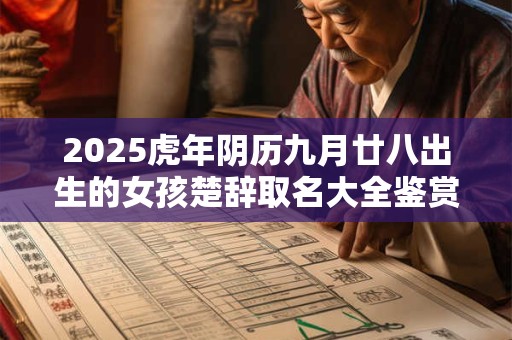 2025虎年阴历九月廿八出生的女孩楚辞取名大全鉴赏