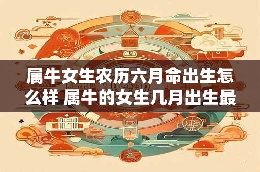 属牛女生农历六月命出生怎么样 属牛的女生几月出生最好 属牛女生农历六月命出生怎么样 属牛的女生几月出生最好