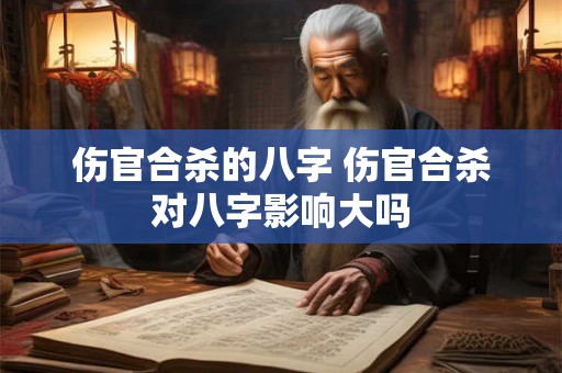 伤官合杀的八字 伤官合杀对八字影响大吗