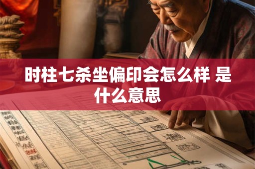 时柱七杀坐偏印会怎么样 是什么意思