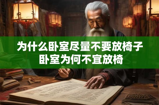 为什么卧室尽量不要放椅子 卧室为何不宜放椅